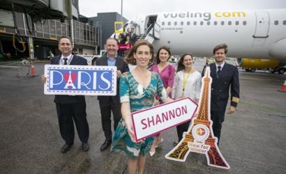 Shannon Airport welcomes inaugural Vueling service to Paris